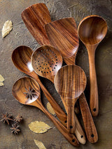 Teak Wood Cooking Utensils