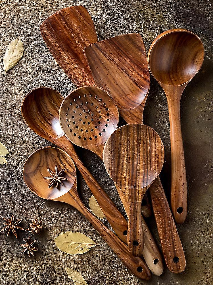 Teak Wood Cooking Utensils