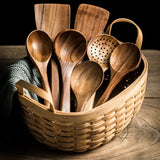 Teak Wood Cooking Utensils