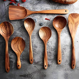Teak Wood Cooking Utensils
